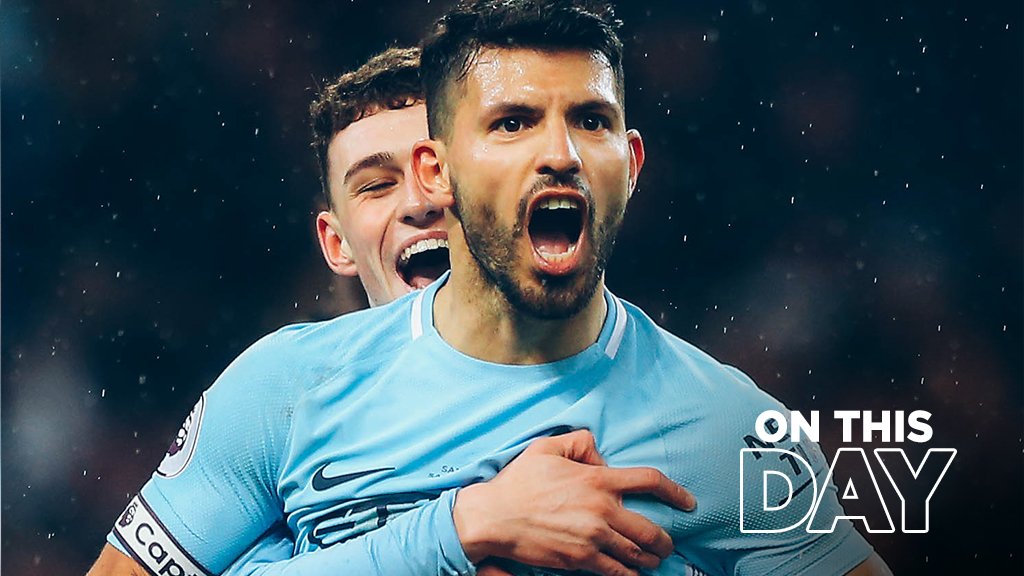 #OnThisDay: #ManCity 5-1 Leicester [2018] ⚽️ [3'] Raheem Raheem Sterling ⚽️ [48', 53', 77', 90'] Sergio Kun Aguero - ⚽️ [24'] Jamie Vardy