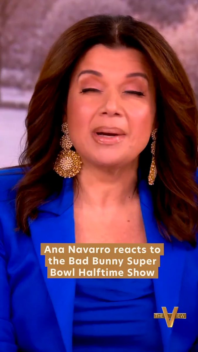 "I can't overstate what it means to the Latino community." @AnaNavarro reacts to Bad Bunny's Super Bowl Halftime Show.