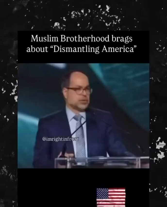 Listen to this senior member of the Muslim Brotherhood in the United States boasting about how they will dismantle the US and replace it with Islam. How is this even allowed? So far, not a single US President has done enough to stop this. Proscribing the entire Muslim Brotherhood organization worldwide should have been priority one for Trump. But unfortunately Qatar had something to say about it and prevented it from happening. That’s the most shameful part.