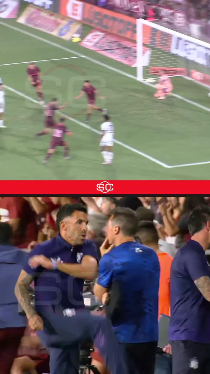 ¡TODA LA BRONCA DE CARLITOS! Tevez pateó una botella en el empate agónico 1-1 de Lanús contra su Talleres en la fecha 4 de la Zona A del #TorneoApertura.