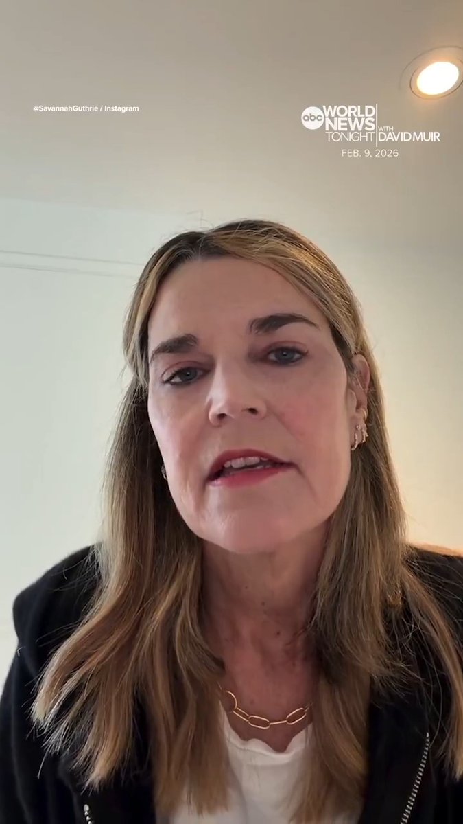 As the desperate search for Nancy Guthrie enters its second week after she was taken from her Tucson home in the dark of night, David Muir reports on Savannah Guthrie’s direct appeal to the public to help find her 84-year-old mother.