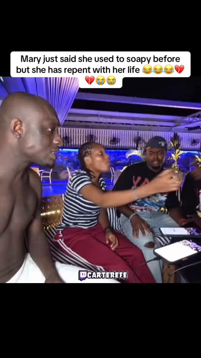 Mary just said she used to be s0apy before, but she has repented, Carter efe shock 😂😂😂