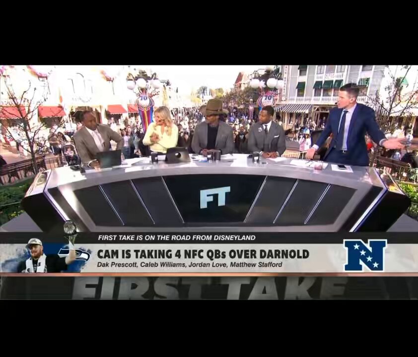 Stephen A. Smith’s Top 3 QBs in the NFC: 1. Matthew Stafford 2. Jordan Love 3. Sam Darnold “Now that he’s won a Super Bowl, he’s a top 3 QB in the NFC.” But when Jalen Hurts won a Super Bowl, you didn’t see him near a top 10, with better performances and an MVP #FlyEaglesFly