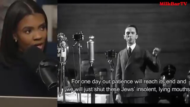 Side by Side: Candace Owens Today vs. Nazi Anti-Jewish Propaganda - Spot the Difference.