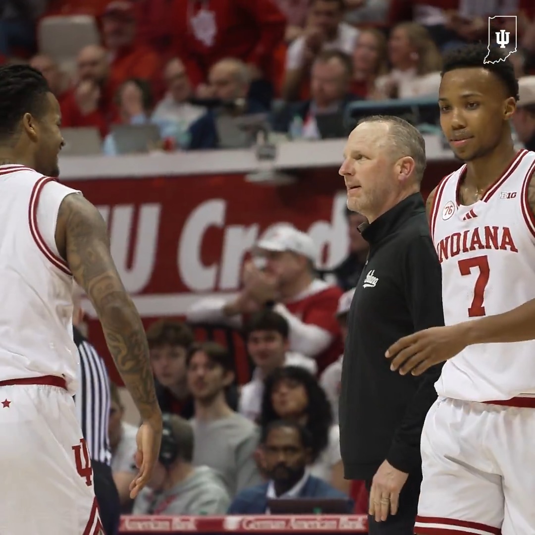 Energy that we love to see. 🤝 Lamar Wilkerson | #IUBB
