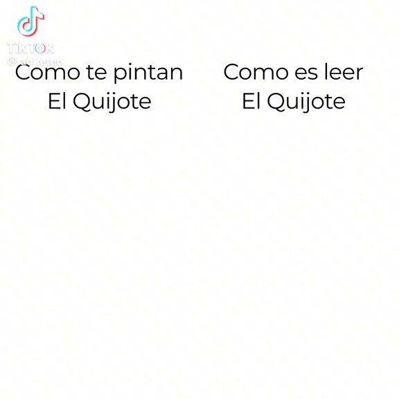 Este meme fue el que mejor representa cuando leí el Quijote
