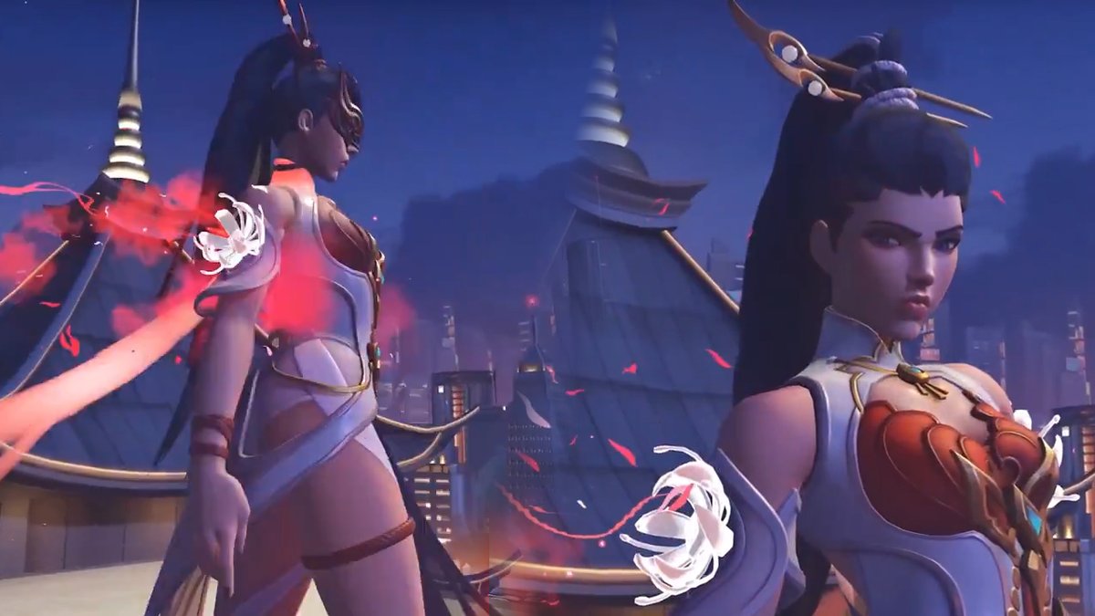 Overwatch x Naraka: Blade Widowmaker Collaboration Mythic Skin? 🪷 This #Overwatch x Naraka: Blade Collaboration Widowmaker skin has been confirmed to feature a special palette swap and VFX. It's unclear whether this is a new Mythic skin for Widowmaker 💭