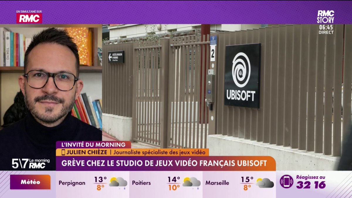 🔴 Grève chez Ubisoft : le studio français en pleine crise 🎙️ Julien Chièze, journaliste spécialiste des jeux vidéo, nous raconte #LeMorningRMC