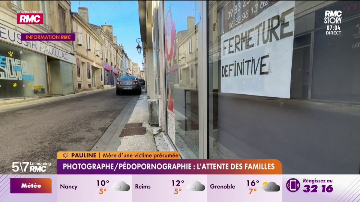 🗣️Photographe/Pédopornographie : l'attente des familles ! Un collectif qui regroupe près de 300 proches d'enfants en Gironde, a envoyé hier un courrier au procureur de la République de Bordeaux. #ApollineMatin