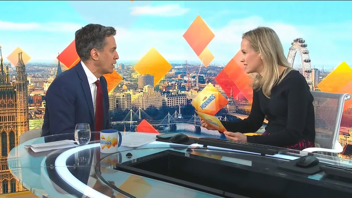 🗣️ 'It sounds a little bit like this is your own leadership pitch' - Sophy Ridge 🗣️ 'Absolute baloney' - Ed Miliband 🗣️ 'Are you interested at all? - Sophy 🗣️ 'No, I am interested in supporting Keir Starmer' - Ed