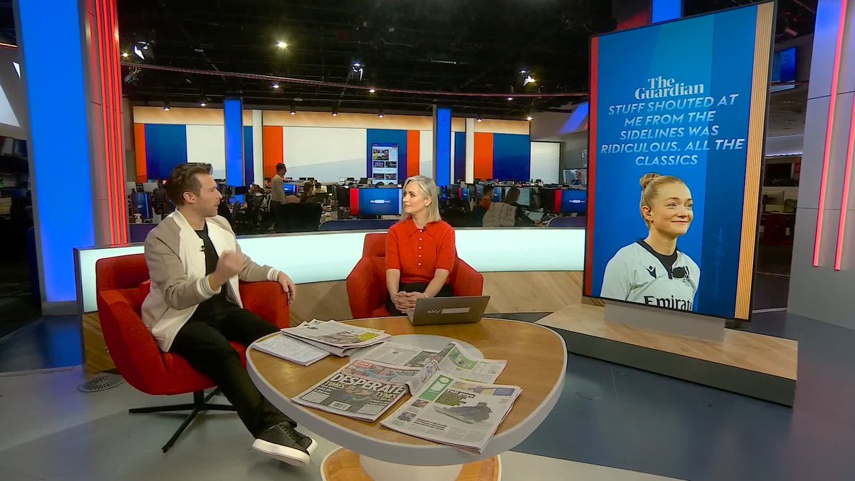 "She's got that toughness about her" Hollie Davidson will become the first woman to referee a men's Six Nations match when Ireland face Italy this weekend 🏉