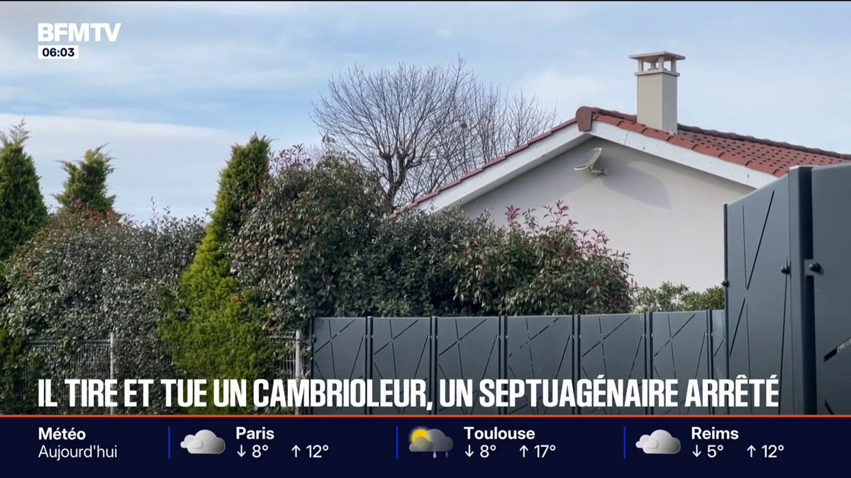 🔴🇫🇷 FLASH - Un septuagénaire a tué un cambrioleur de 19 ans qui marchait sur son toit et avait fracturé une fenêtre/trappe pour rentrer chez lui. Légitime défense ou pas selon vous ?