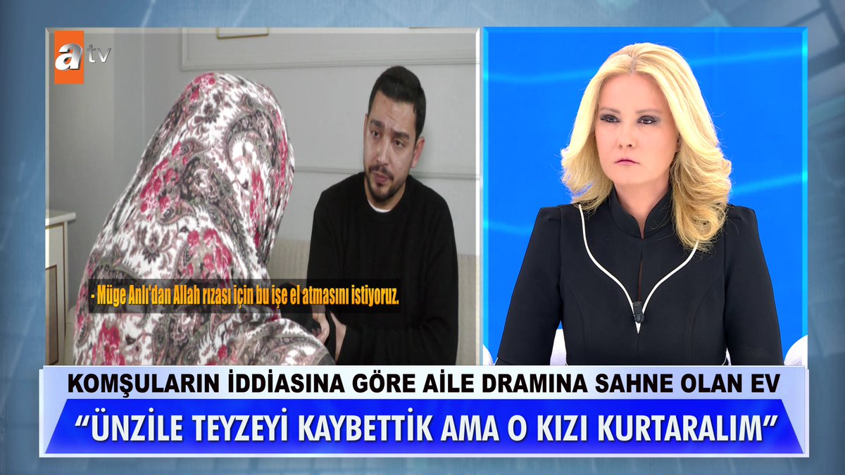 Komşuların iddiaları üzerine aile dramına sahne olan ev... ''Evde ölüme terk edilmiş bir kız olduğunu gördük'' #MügeAnlıİleTatlıSert #MügeAnlı atv