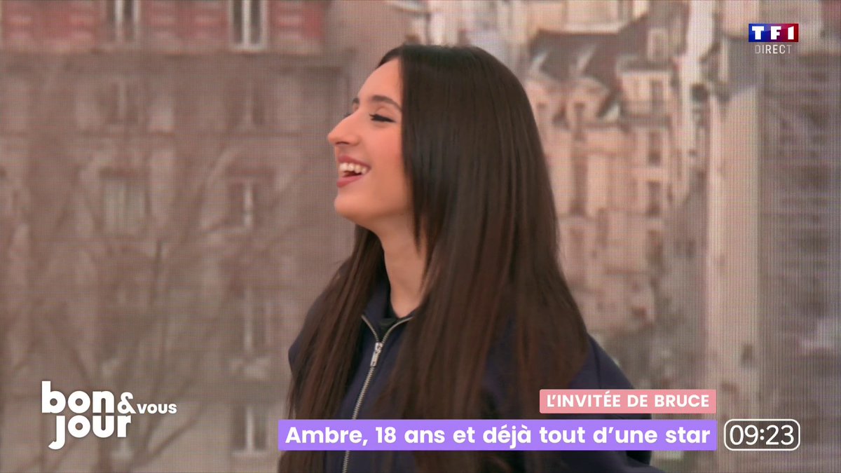 🗣️ "J'ai du mal à réaliser (...) Il y a tellement de choses qui ont changé, c'est dingue" Ambre, grande gagnante de la Star Académy, est l'invitée de Bruce Toussaint dans #BonjourLaMatinaleTF1