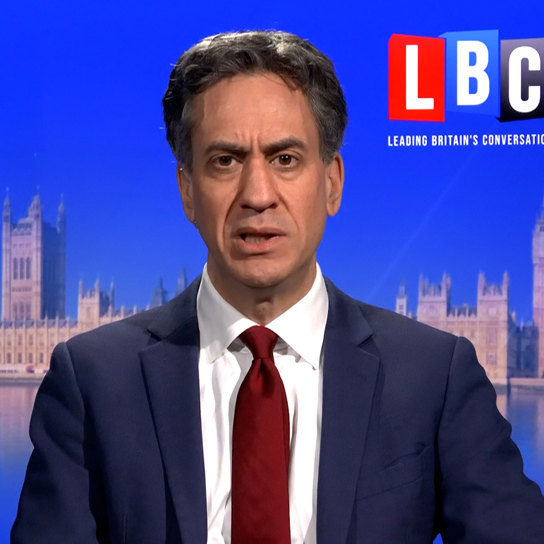 'We need to give him a chance to renew the government.' Ed Miliband says Labour has a 'duty to support' Keir Starmer.