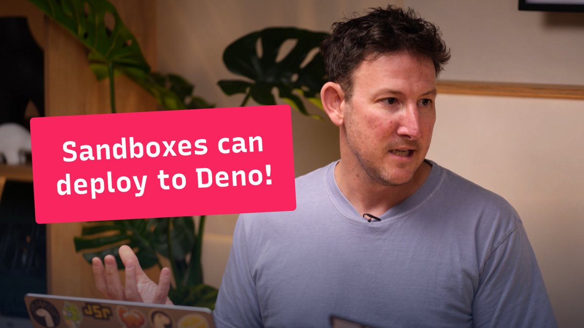 🚀 Publish applications with Deno Sandbox! The Deno Sandbox SDK lets you create, manage, and deploy applications. Watch the demo: