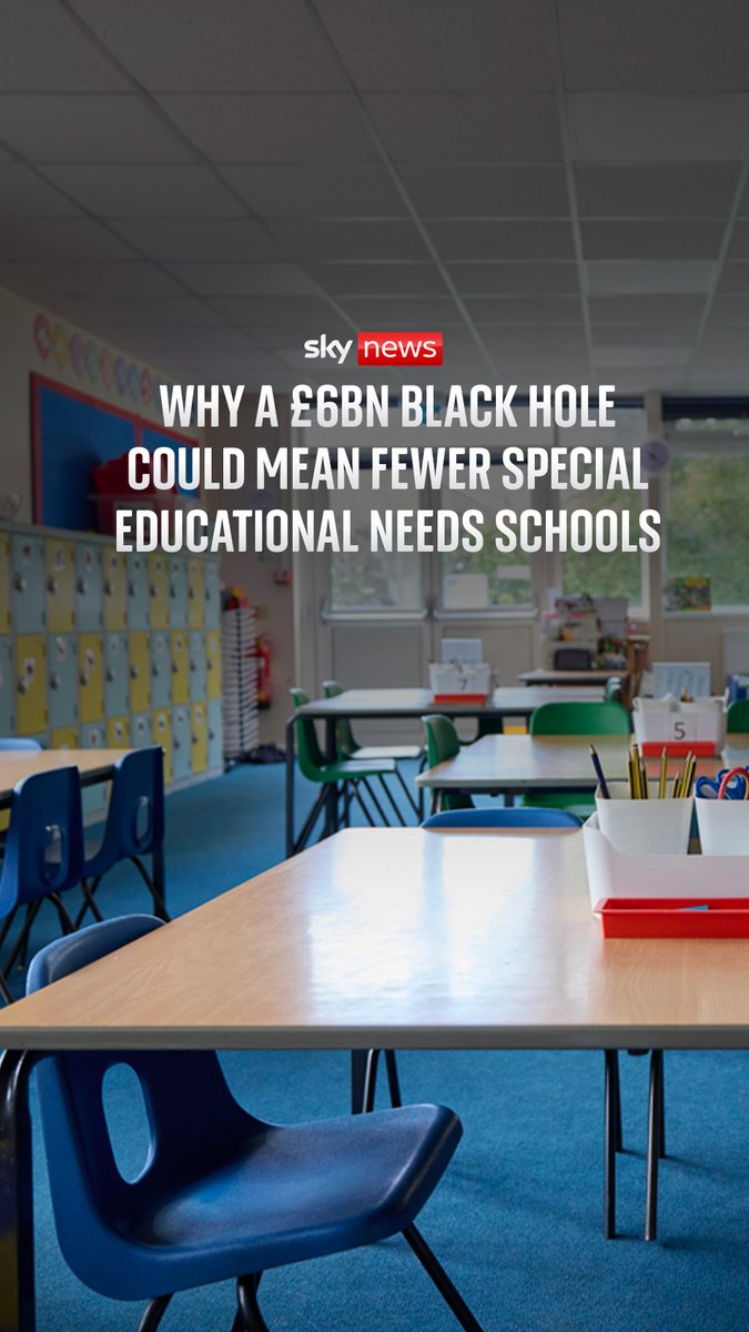 Why is a £6 billion a year black hole set to change children’s lives? Deputy Political Editor Sam Coates Sky took Liberal Democrats Leader Sir Ed Davey to a special school to find out. Read more: