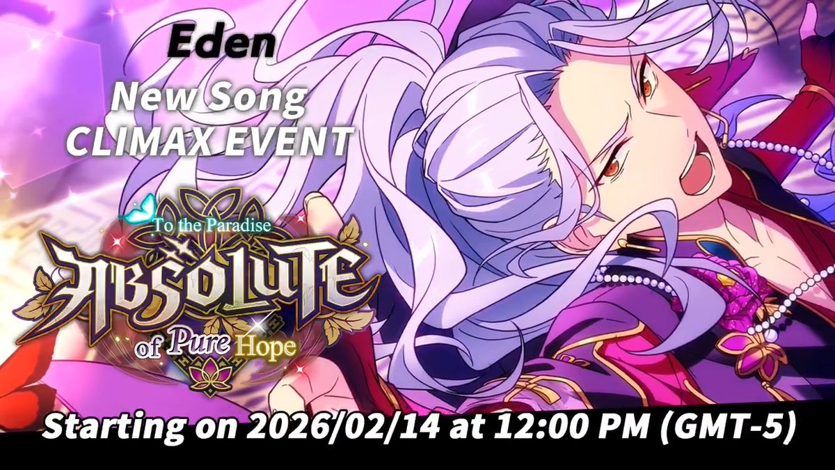 ✨PV Release: To the Paradise* ABSOLUTE of Pure Hope Called upon by the "Gatekeeper," Nagisa and everyone in Eden journey to America. Chosen as Japan's representatives for a grand idol festival, they step onto a stage Eden once could only observe in its earliest days...
