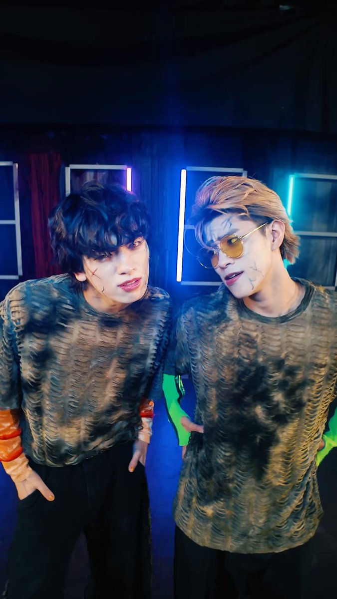 【双子】ゾンビでも仲良し🐏🐵 「#DARK13 踊るゾンビ学校」 TVer見逃し配信中です☑️ #TJBB #KOTA #TAKUMI #LetsDance #THEJETBOYBANGERZ