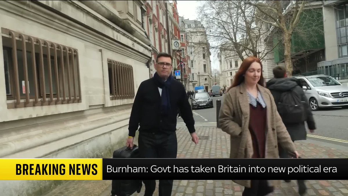 Andy Burnham has confirmed that the Prime Minister has his full support after the Scottish Labour leader called for Keir Starmer to step down following the Mandelson scandal 📺 Sky 501, Virgin 602, Freeview 233 and YouTube