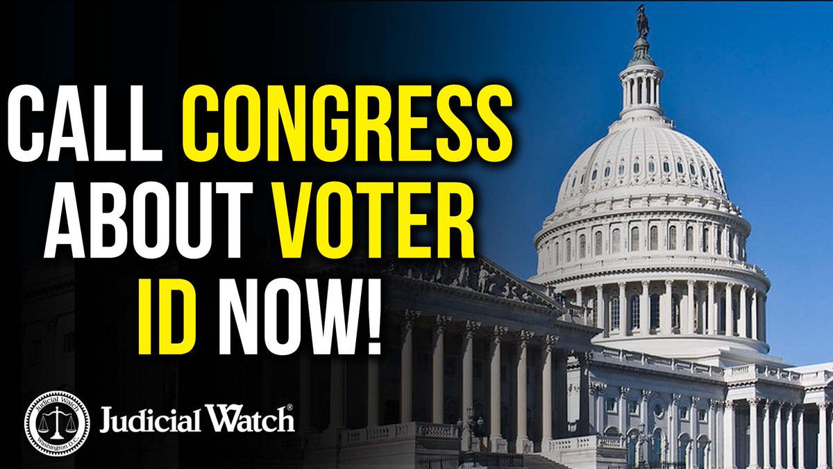 Is Voter ID Important to You? Call Congress at 202-225-3121!