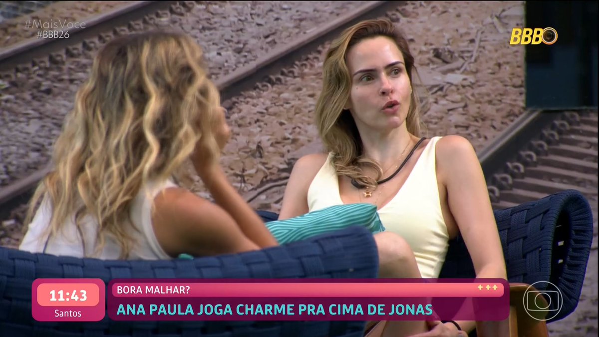 shippam Jonas e Ana Paula, mores? anotando aqui possíveis nomes pro casal ✍️💋 #BBB26 #RedeBBB #MaisVocê
