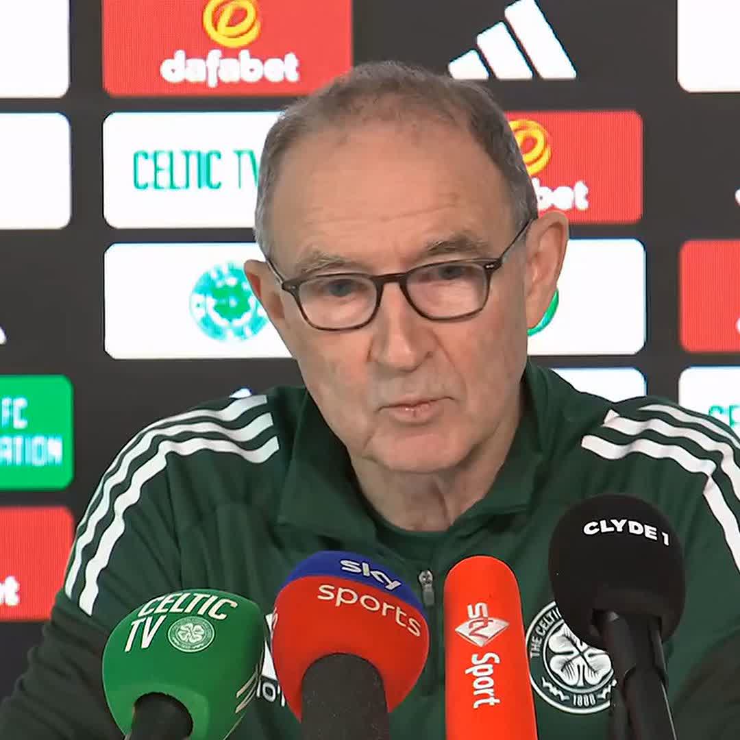🗣️ "It would be fantastic if the full allocation was given back to both." 🗣️ "The Old Firm fixture lost a little bit... [due to a cut in tickets] but at least some fans are back." Martin O'Neill on Old Firm ticket allocations after Celtic drew Rangers in the Scottish Cup⤵️