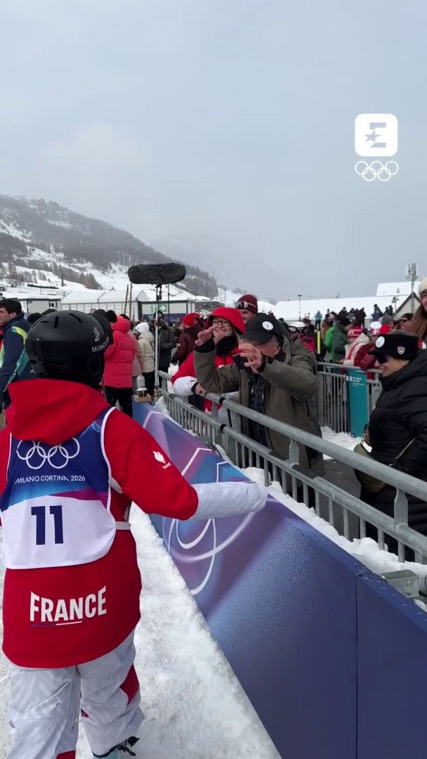 On voulait pas te faire pleurer Perrine 😰 Rendez-vous demain à Livigno pour la suite du Ski Acrobatique, en exclusivité sur Eurosport et HBO Max !