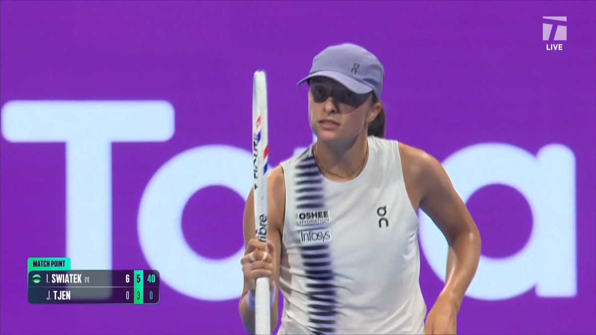 It's now been 72 (!) consecutive tournaments since Iga Swiatek lost an opening match for the last time