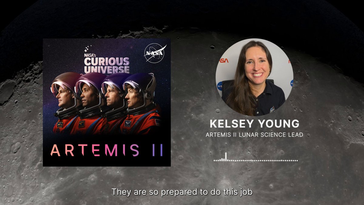 During Artemis II, our crew will get the chance to study the Moon's surface up close—and NASA scientists will track how the human body responds to deep space travel. Explore the science of Artemis II in our latest episode of Curious Universe:
