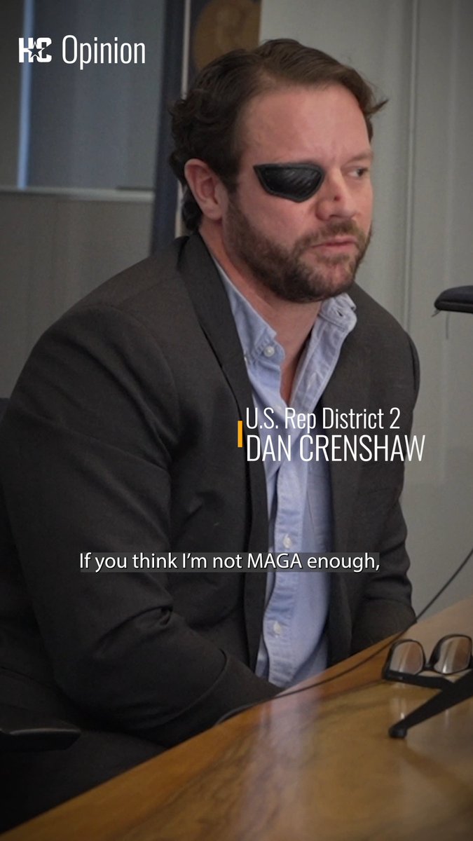 The incumbent, U.S. Rep. Dan Crenshaw, is the best candidate in the 2nd Congressional District Republican primary,” writes the Houston Chronicle Editorial Board. “He is defending his MAGA credentials against state Rep. Steve Toth. There is no doubt that Crenshaw stands by Trump — much to our disappointment — and delivers for Houston — much to our delight. 🔗