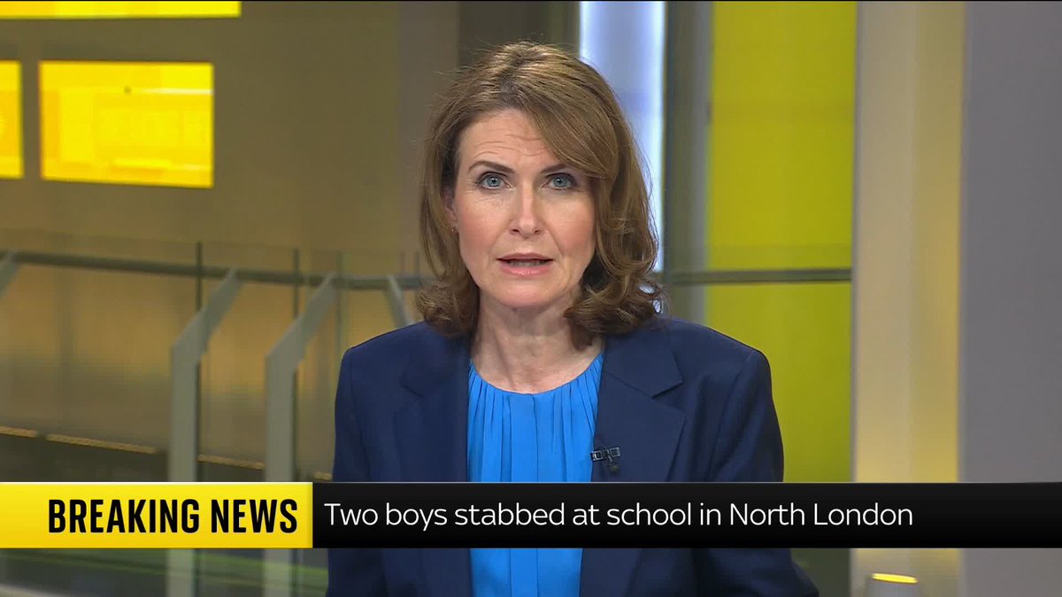 BREAKING: Two boys have been stabbed at a school in Brent, northwest London. 📺 Sky 501, Virgin 602, Freeview 233 and YouTube