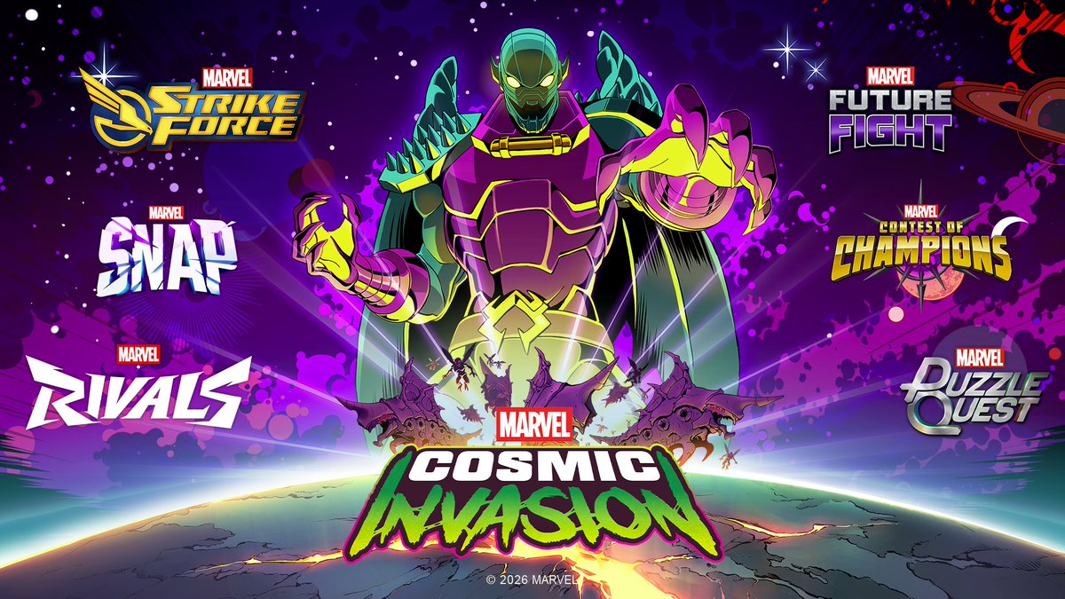 The Cosmic Collabs Update is HERE!💫 Enjoy a fresh batch of 12 new character palettes inspired by some amazing MARVEL Games titles along with some gameplay tweaks, and loads of bug fixes!