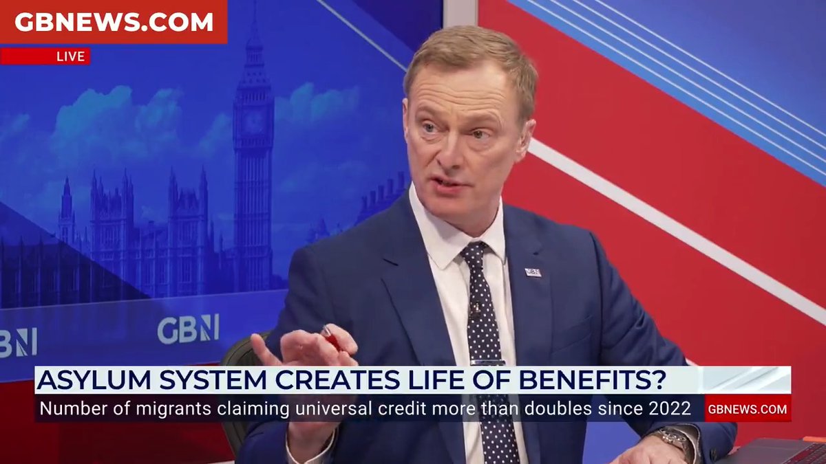 'To put this into context, it's about £124m a month. Expand that to a year, and it's almost £1.5bn...that's equivalent to the entire lifetime taxes of 1,200 households.' William Yarwood sheds light on how much taxpayer money is being spent on migrants claiming universal credit.