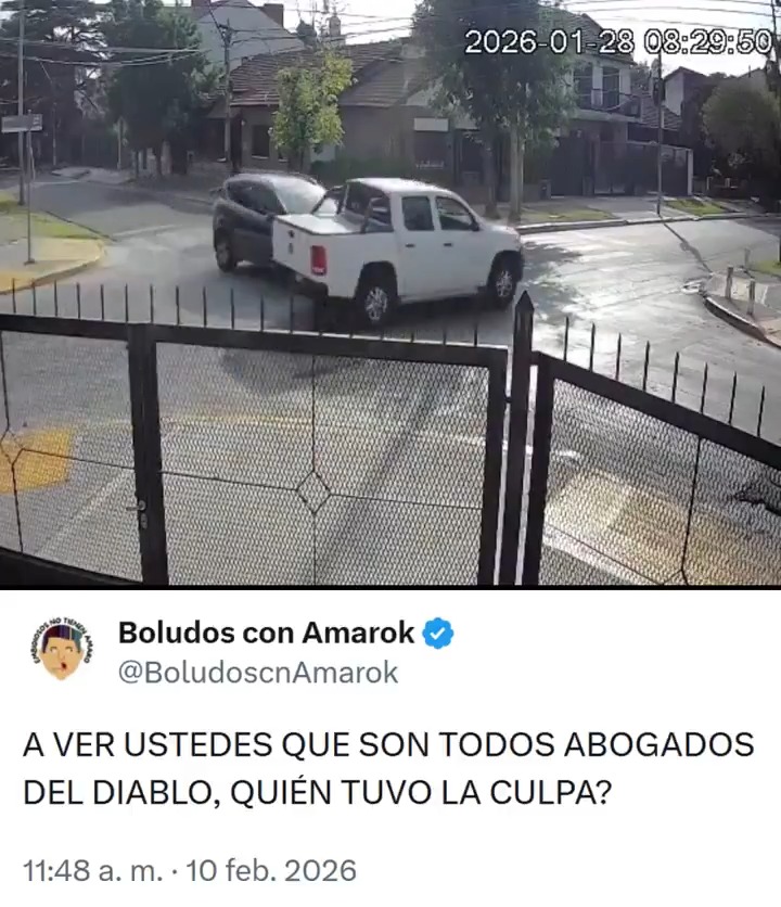"Amarok": Por los comentarios sobre un tweet que publicó Boludos con Amarok