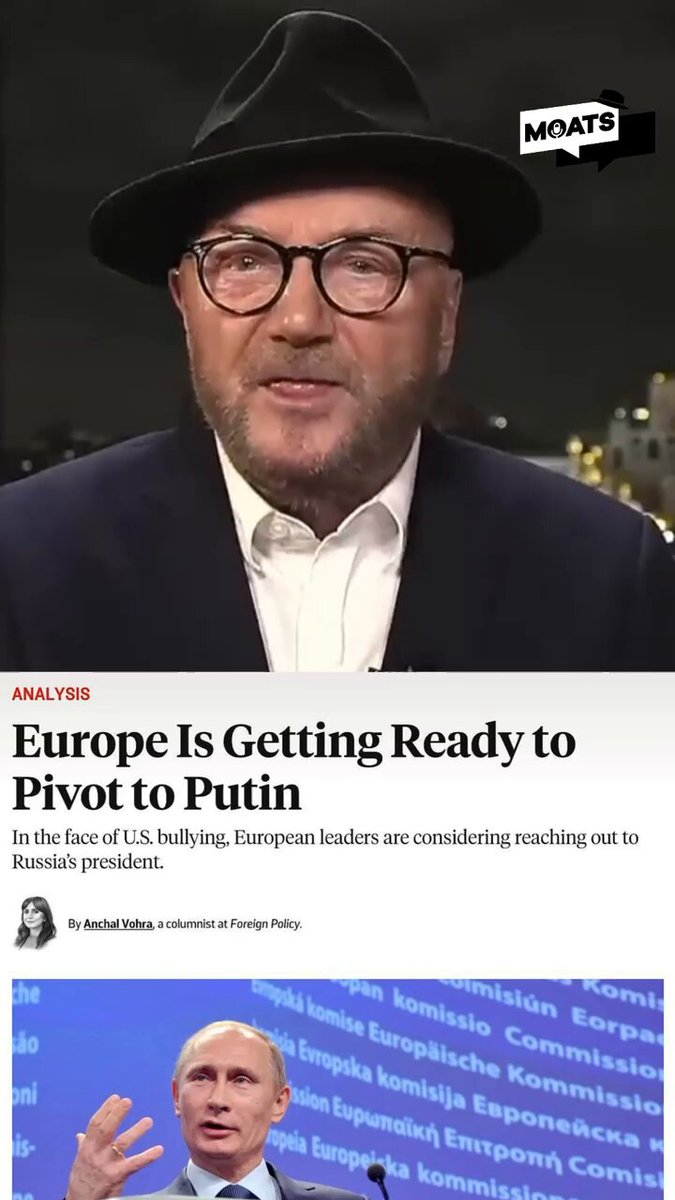 Pivot to Putin?? If I was Putin I’d say Pivot up your own fundament! You have concluded you “need Russia”? Russia has proved they don’t need you!