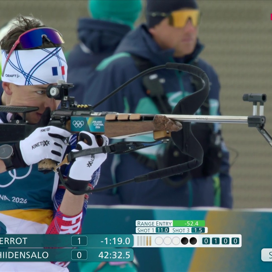 [ 🏅 JEUX OLYMPIQUES D'HIVER 2026 ] 🔸 Le français Eric Perrot a décroché la médaille d’argent sur l’épreuve individuelle de biathlon avec un 19/20 au tir, signant déjà une deuxième médaille pour ses premiers Jeux olympiques. ❤️💪🏻🇫🇷