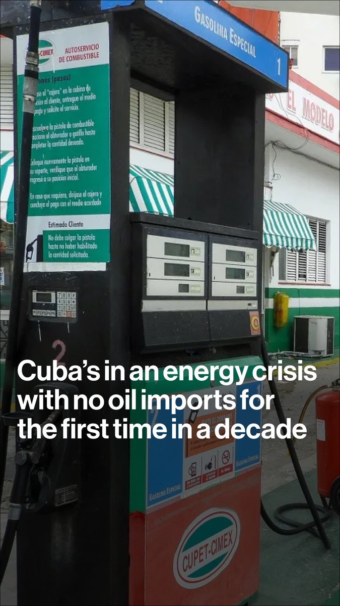 Cuba logged its first month without oil imports in a decade after Mexico halted all oil shipments to the fuel-starved country Ivana Bargués has the latest