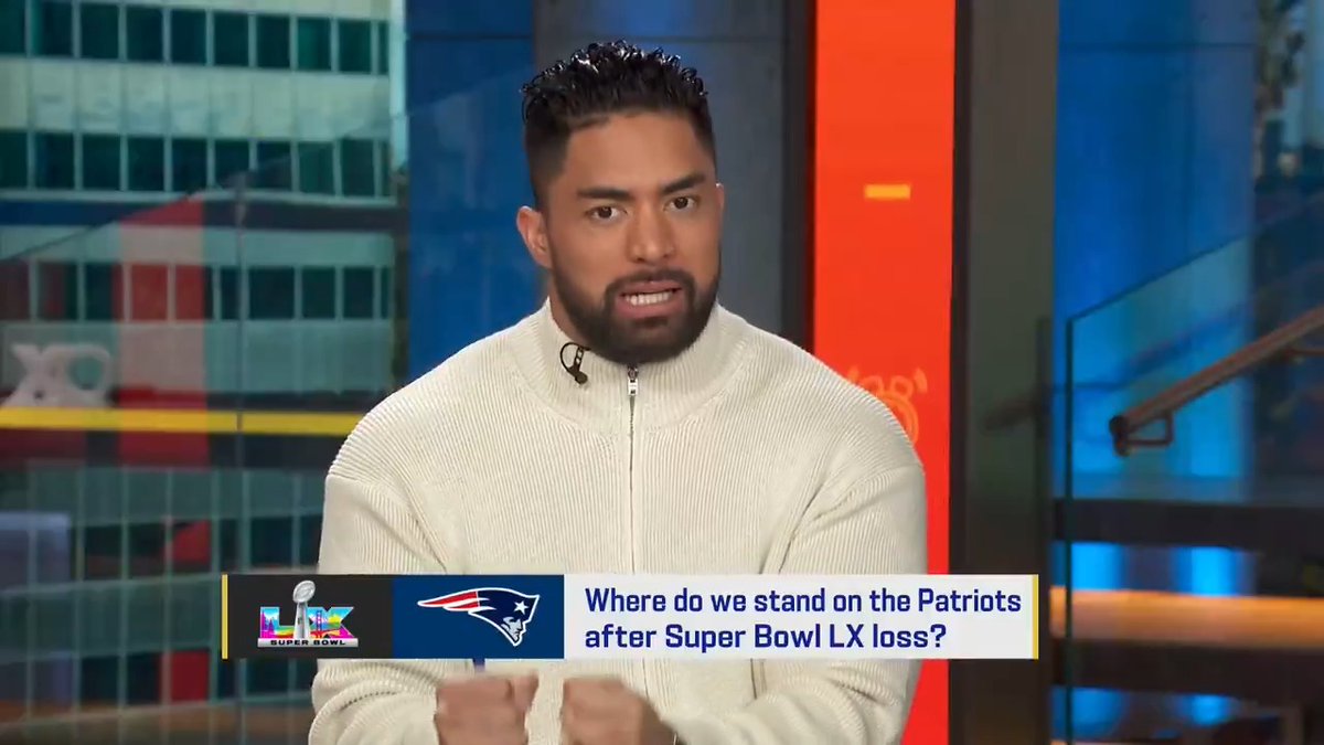 "They were a very good young team that deserved to be in that game." Manti Te'o thinks the future is bright for the New England Patriots.