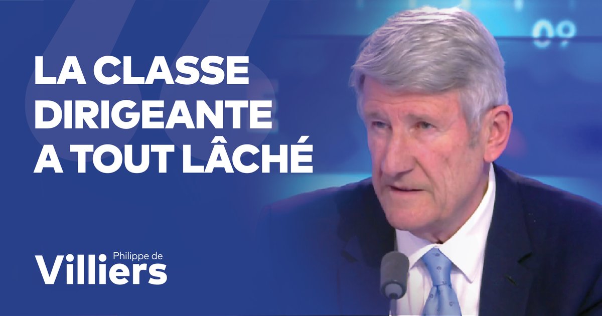 🎙️ Impossible d'imaginer une société qui décivilise et une école qui recivilise. C'est un leurre. La classe dirigeante a tout lâché : l'autorité paternelle, magistrale et régalienne. 🔗 Émission complète : #FaceAPhilippeDeVilliers #FADV #CNews