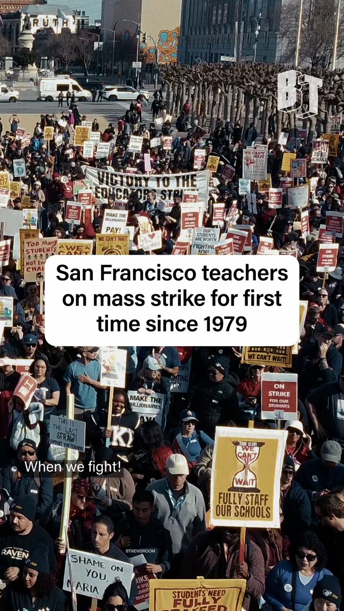 Around 6,000 San Francisco educators have launched a city-wide strike, the first in nearly 50 years. The strike comes as educators and the school district failed to reach an agreement on Monday. Facing high costs and understaffing, the United Educators of San Francisco — a union which represents teachers, librarians, social workers and nurses — is demanding livable wages, fully funded healthcare, sanctuary schools, and resources for struggling families. According to those that BT has spoken to, the strike is receiving strong support from the community.