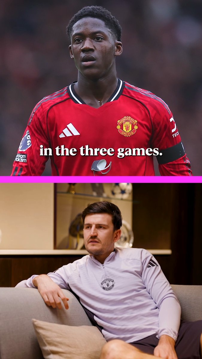 "We know what Kobbie can do" ✅ Harry Maguire with glowing praise for fan favourite Kobbie Mainoo 🙌