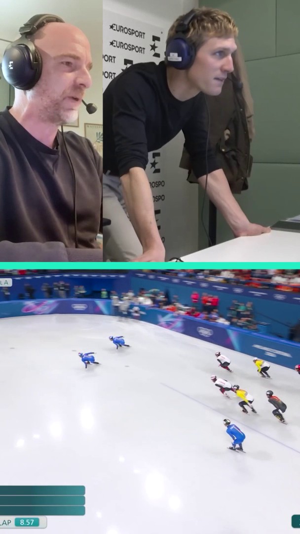 RAGAZZI, AVEVATE UN UOMO IN PIÙ! Il nostro Tommaso Dotti con tutta la sua carica e il super commento di Johnny Lazzarotto, ci hanno trascinato in questa cavalcata verso l’oro nello short track