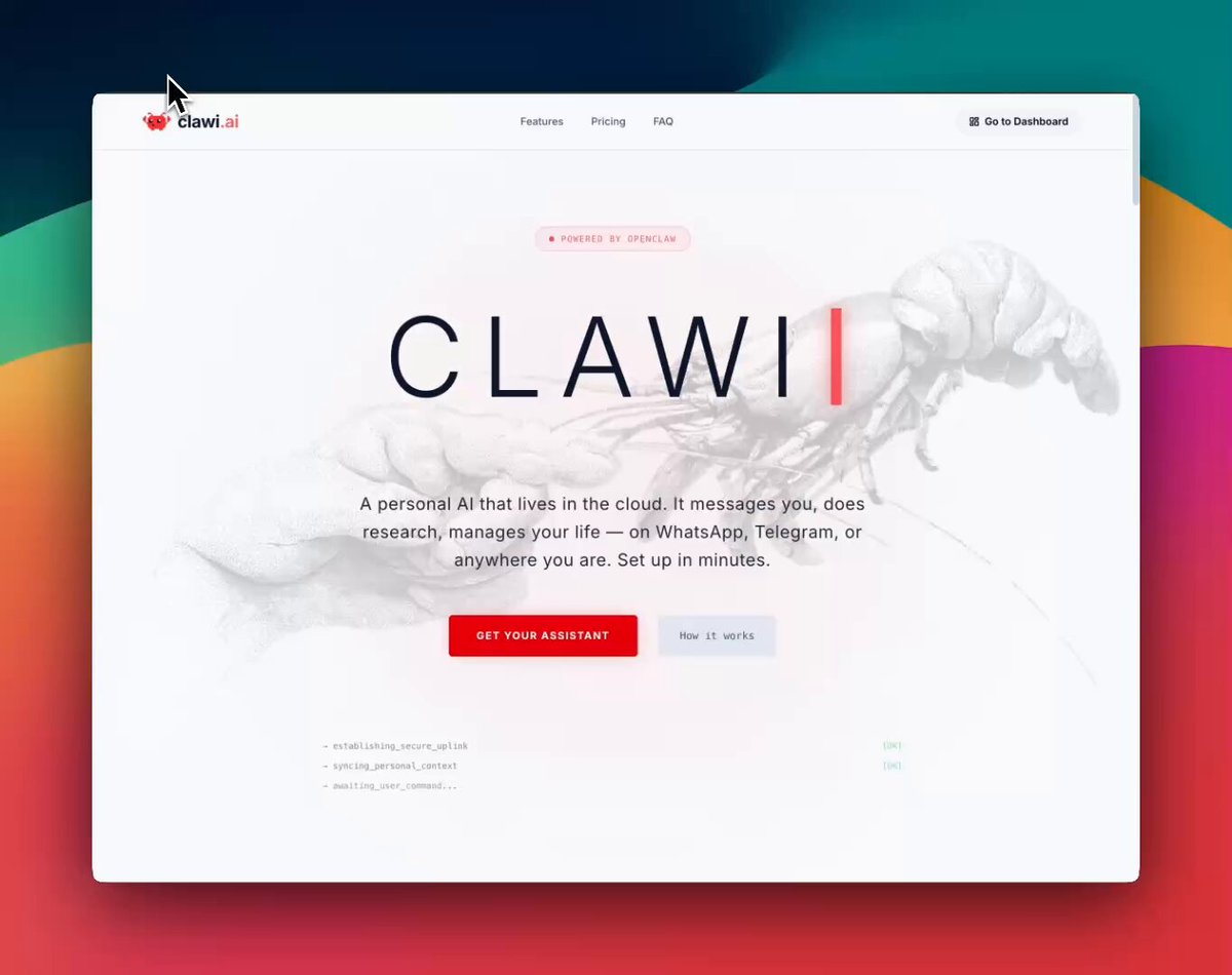 Introducing Clawi Ultra ❤️‍🔥 Run up to 3 AI agents. Each on their own computer. Sync power. Accelerate. More coming.