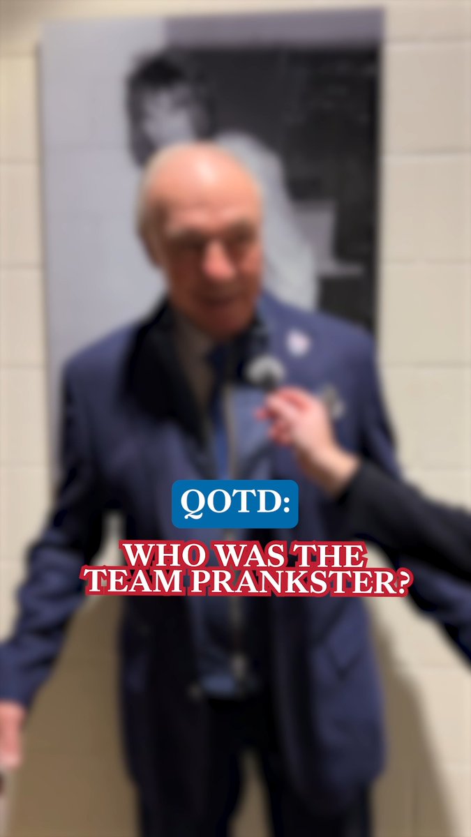 Who is the most legendary prankster in #NYR history? There was only one correct answer 😂