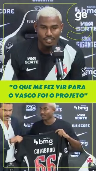 “O que me fez voltar ao Brasil e vir para o Vasco foi o projeto que apresentaram para mim. Eu e minha família ficamos muito contentes com o projeto.” 🎙️ Cuiabano. 🎥 ge