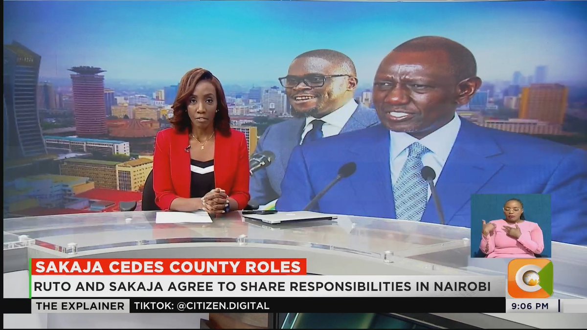 Sakaja Cedes County Roles Ruto and Sakaja agree to share responsibilities in Nairobi Sakaja cedes three functions to the national government National government to handle garbage, roads, and water supply Cabinet endorses Ksh 4.7 trillion budget for 2026/27 #CitizenExplainer
