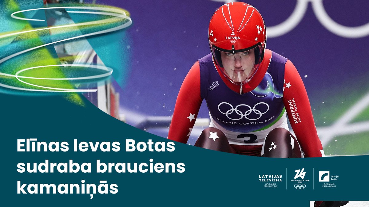 Latvijai pirmā medaļa Milānas-Kortīnas ziemas olimpiskajās spēlēs! Elīna Ieva Bota izcīna sudraba godalgu! #LSM #ZiemasOS2026