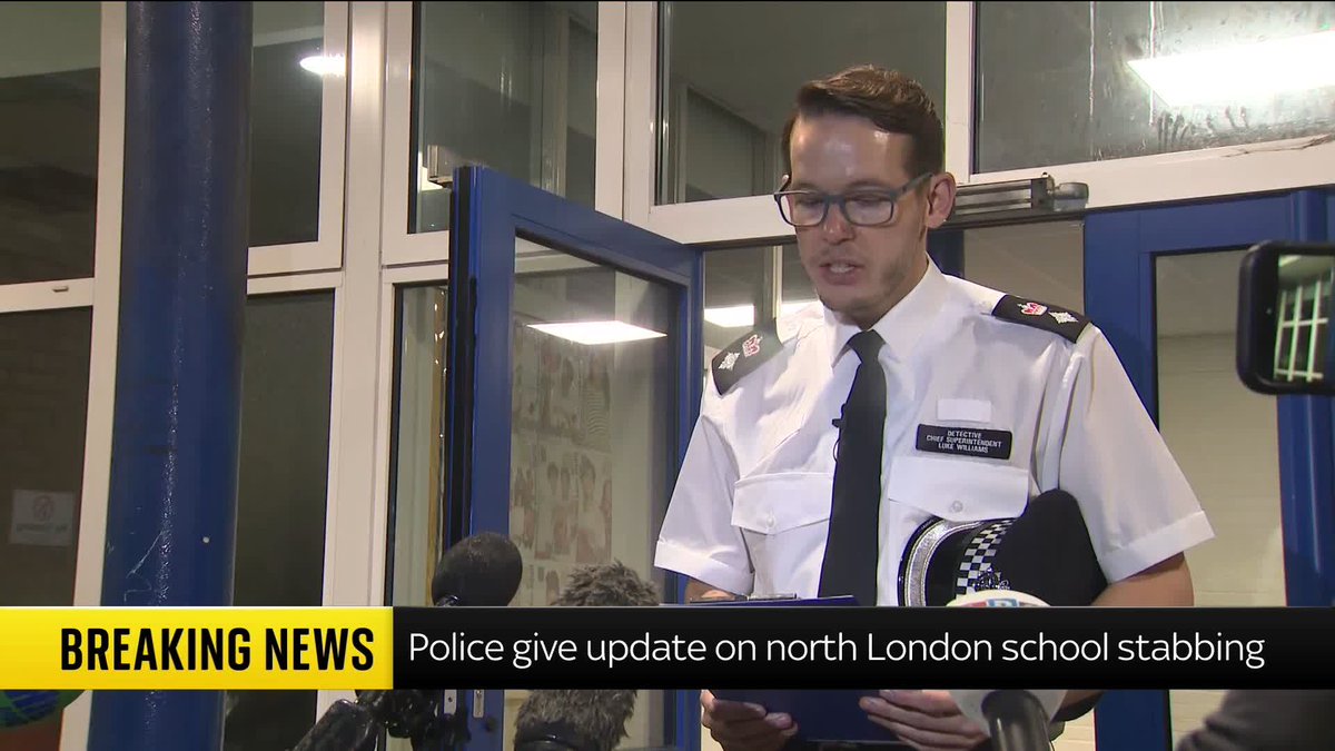 Arrest made after two boys aged 12 and 13 were stabbed today a school in Brent, England. The investigation is being led by counter-terrorism police, but has not been declared a terrorist incident 👀