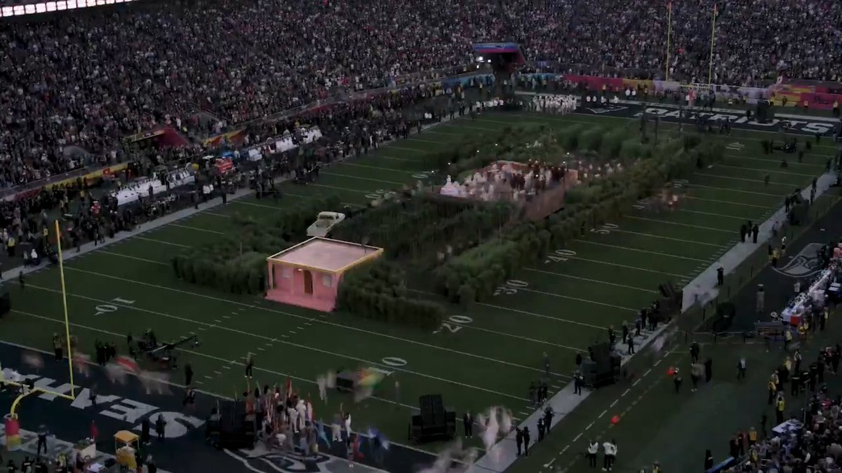 A timelapse of Benito Antonio's #AppleMusicHalftime Show 🔥 NFL Films